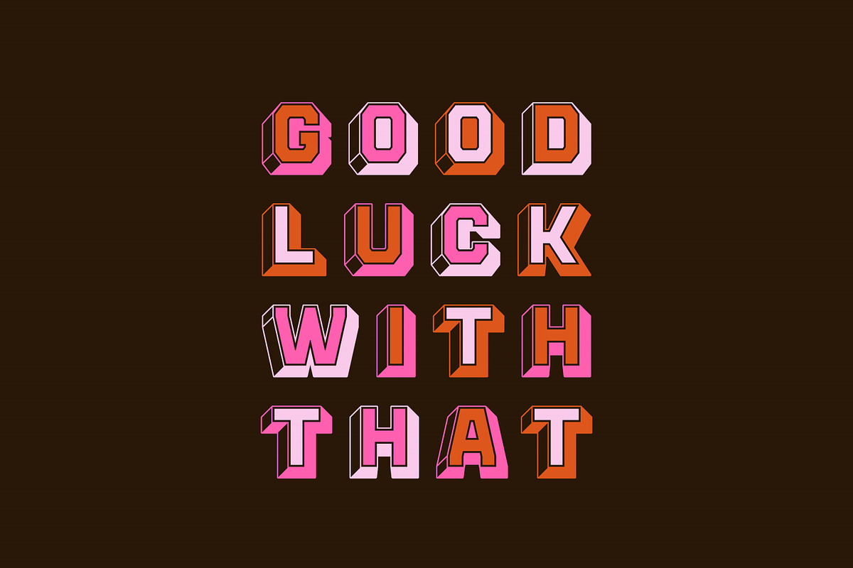 Frankie Layered, a Sans Serif Font by MarleyGrayson (Photo 5 of 7)