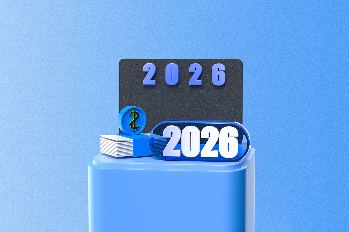 New Year 2026 3D Icon Pack, an Object Illustration by pixelmock (Photo 7 of 13)