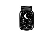 Cosmic Galaxy Jar Design Bundle, an Illustration by Creativeshirt (Thumbnail 8 of 31)