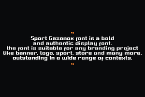 Sport Gazenox