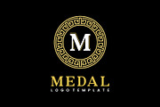 Ancient Greek Medal Logo, a Branding & Logo Template by Atlantis X Nurman Arbai (Thumbnail 1 of 2)