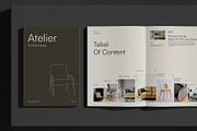 Simple Interior Catalog, a Brochure Template by Neermana (Thumbnail 2 of 10)