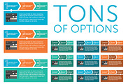 Flat Vector 3 and 4 Step Process, a Templates & Theme by Josh Johnson (Thumbnail 2 of 4)