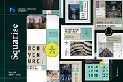 Squarise - Swiss Style Instagram, a Social Media Template by Masanis (Thumbnail 1 of 8)