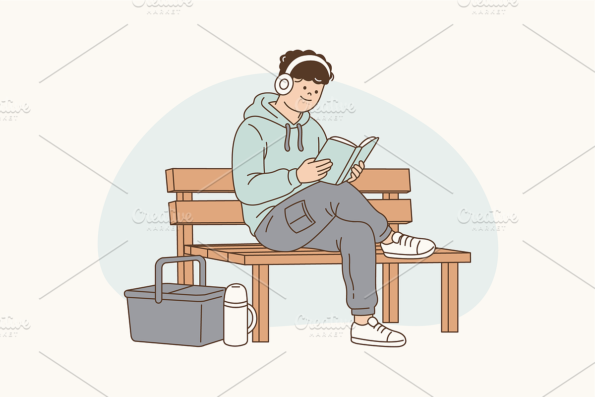 The Introvert Bubble Illustration, an Object Graphic by Jump Studio (Photo 6 of 12)