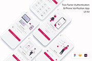 Two Factor Authentication App UI Kit, an App Template by Betush