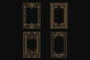 Elegant Art Deco 9 vertical Frames, a Decorative Illustration by Stanislav Kharchevskyi (Thumbnail 3 of 3)