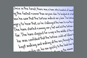 Kanda Handwriting Typeface, a Handwritten Font by PARAMAJAN (Thumbnail 6 of 9)
