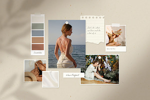 Mood Board Mockup, a Card Template by BrandPacks