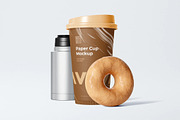 Paper Cup Mockup, a Product Mockup by zpackcreative (Thumbnail 1 of 5)
