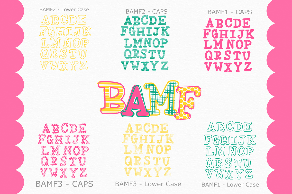 BAMF - Mixed Font Trio preview 2