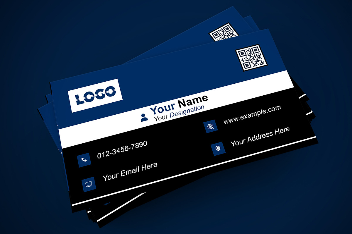 Clean Corporate Business Card preview 6