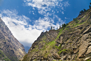 Beautiful landscape in Himalayas, a Photo by saiko3p