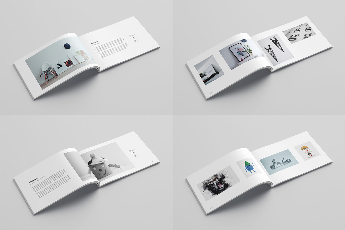 Minimal A5 Portfolio, a Brochure Template by Meenom Templates (Photo 8 of 13)