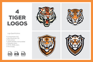 Tiger Logo, a Branding & Logo Template by Xoovion