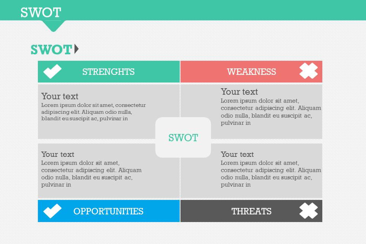 SWOT Pack 1 PowerPoint Template, a Presentation Template by Yes Presentations (Photo 6 of 8)