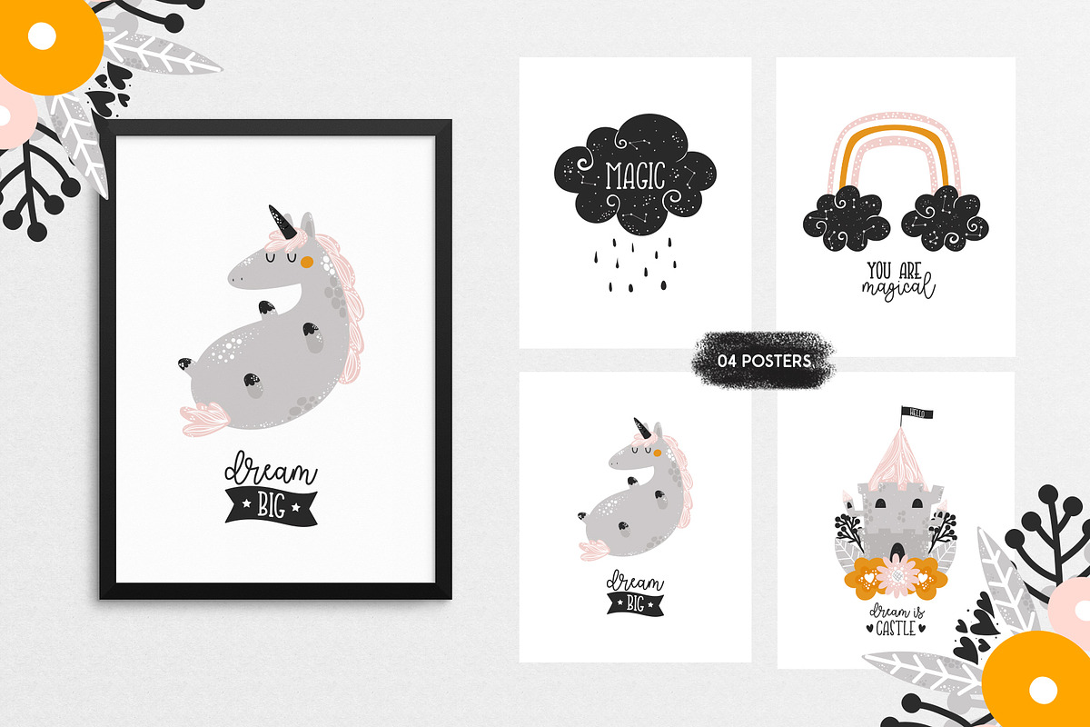 Magical Unicorn - Kids Collection, an Animal Illustration by Sumacj (Photo 4 of 8)