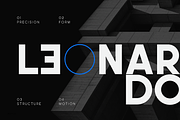 Leonardo Sans – 18 Styles, a Sans Serif Font by FactoryType Studio (Thumbnail 1 of 10)