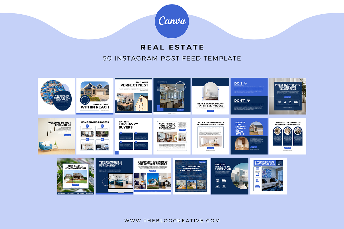 Real Estate Instagram Post, a Social Media Template by The Blog Creative (Photo 2 of 6)