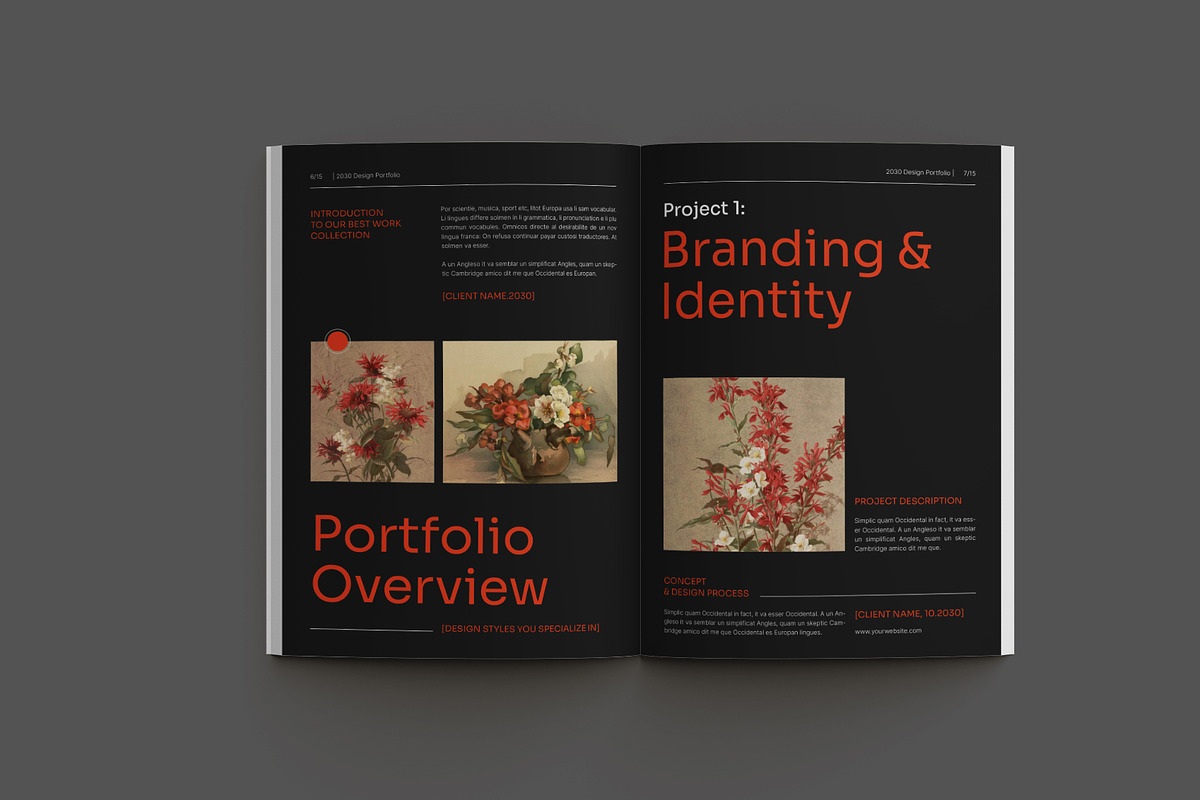 Elegant Designer Portfolio preview 5