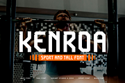Kenroa - Sport Font, a Sans Serif Font by Iqsiart Studio (Thumbnail 1 of 6)