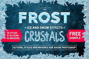 Frost Actions Styles Brushes For Ps