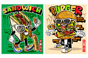 10 Junk Food Graffiti Characters, a Food Illustration by MEAS7 Artwork (Thumbnail 6 of 6)