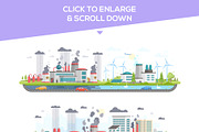 Eco city - flat design style set, an Illustration by Boyko Pictures (Thumbnail 13 of 13)