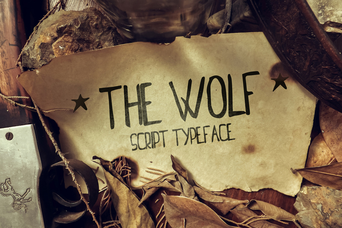 The Wolf Script Typeface