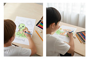 Cute Animals Coloring Pages for Kid, an Animal Illustration by Ted-sign (Thumbnail 3 of 3)