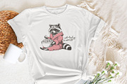 Not Today Cupid Funny Raccoon PNG, an Illustration by SharpMarketplace (Thumbnail 5 of 9)