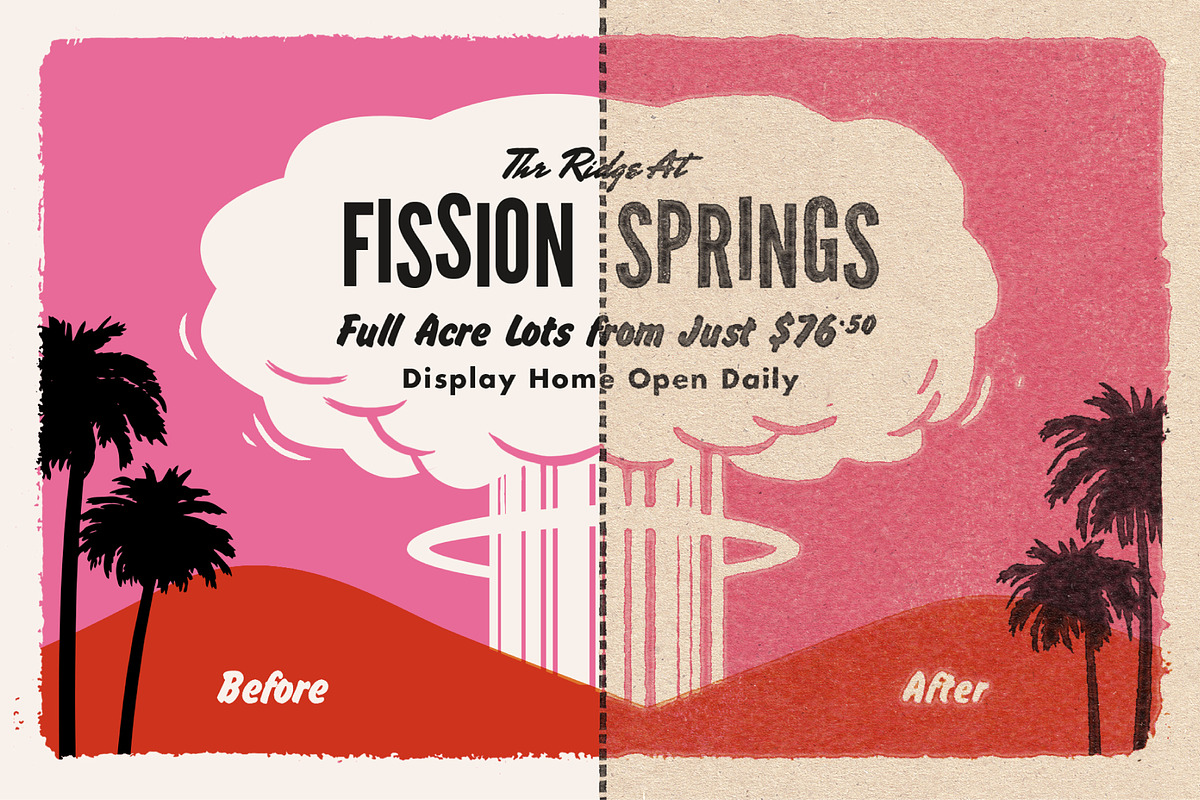 Atomica Mid-Century Print Effects, an Action Add-On by True Grit Texture Supply (Photo 3 of 11)