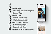 Retro Sunset Travel Blog for WIX, a Wix Template by Emaline Audra Design Co. (Thumbnail 2 of 4)