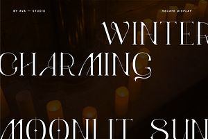 Hecate Display Font