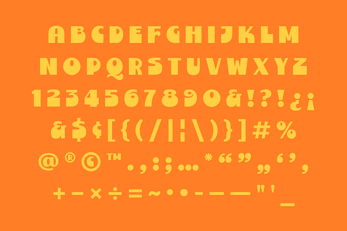 Beefy - A Funky 70s Font, a Sans Serif Font by The Type Fella (Photo 2 of 6)