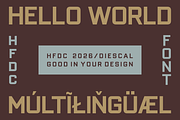 Diescal Typeface, a Sans Serif Font by 24Design Studios (Thumbnail 8 of 9)
