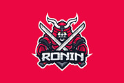 Ronin Skull Mascot Esport Logo, a Branding & Logo Template by prps.std (Thumbnail 3 of 3)