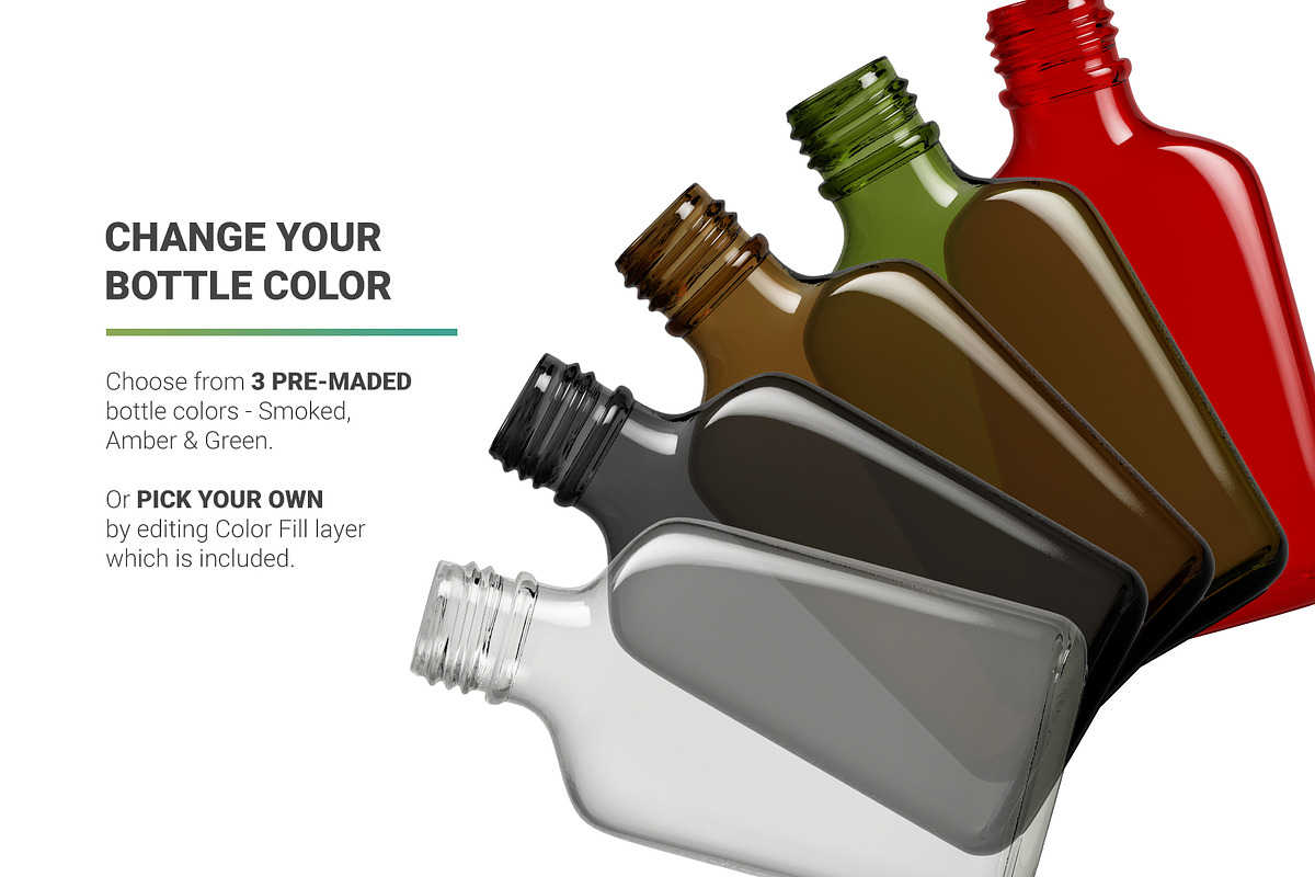 Sauce Bottle Mockup, a Cups & Container Mockup by AY Mock-Ups (Photo 6 of 14)