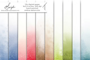 Ombre Watercolor Paper, a Texture Illustration by swiejko (Thumbnail 1 of 2)