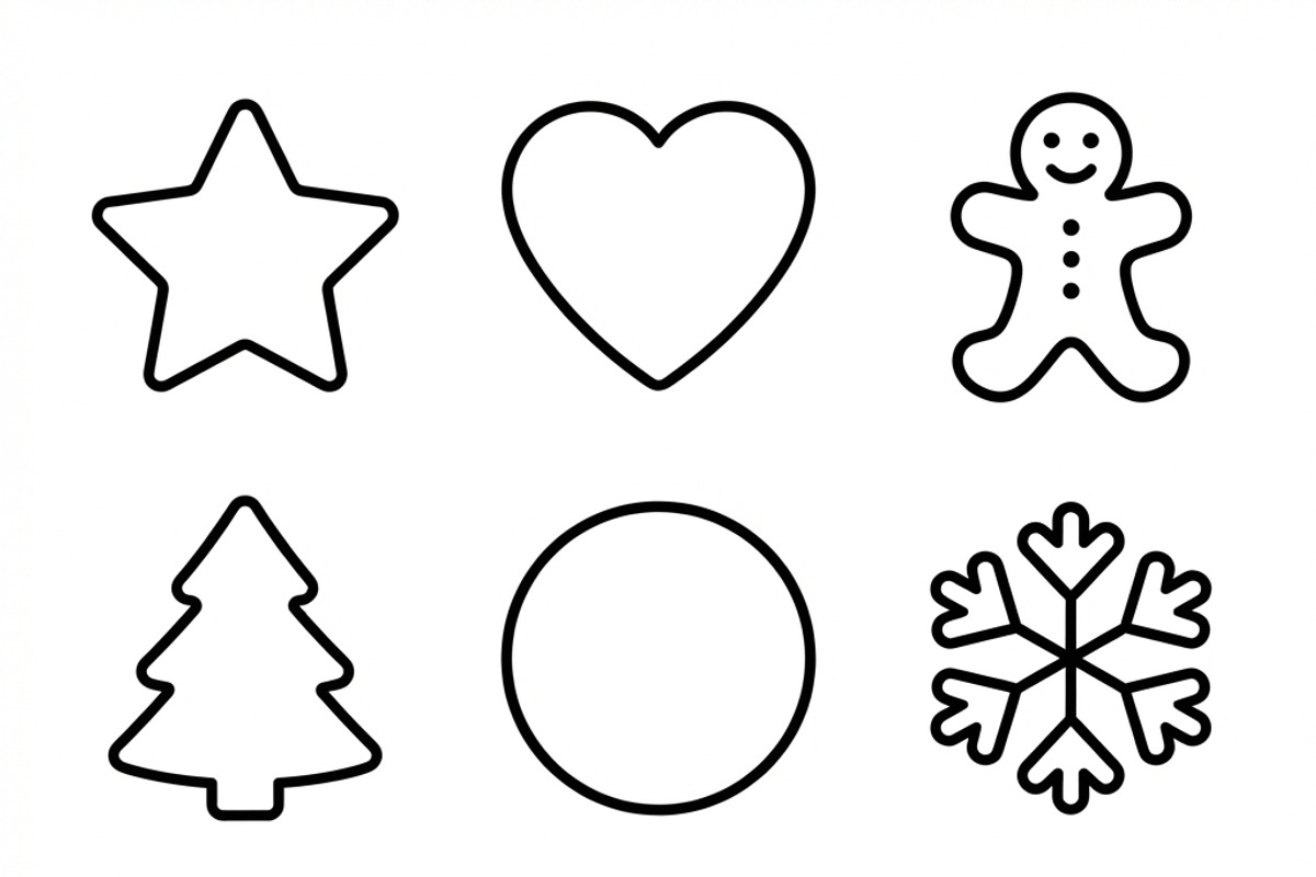 64 Christmas Bakery Icon Set, an Outline Icon by adenpinkstore (Photo 5 of 18)