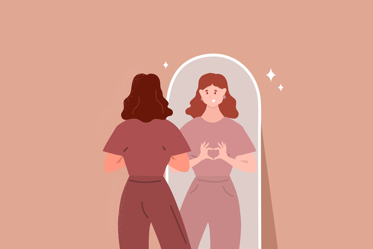 Self love club vector pack, an Illustration by yabluko_draws (Photo 3 of 5)