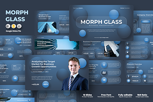 Morph Glass - Business Google Slides, a Presentation Template by QR Design Studio