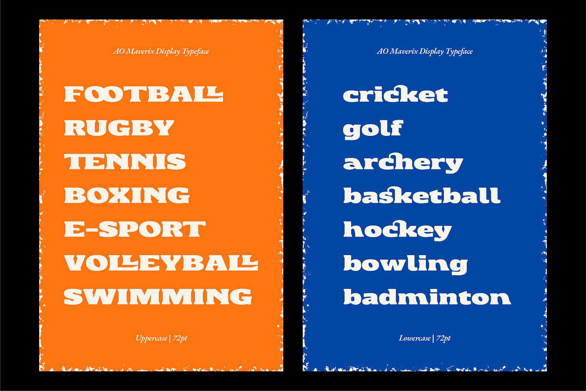 AO Maverix - Display Typeface, a Font by OwunStudio (Photo 10 of 15)