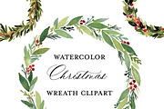 Christmas Holiday Wreaths, a Graphic by Lavender And Sea (Thumbnail 1 of 3)
