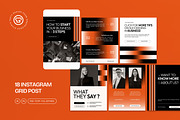 Business Growth Instagram Grid Post, a Social Media Template by graphicook (Thumbnail 1 of 3)