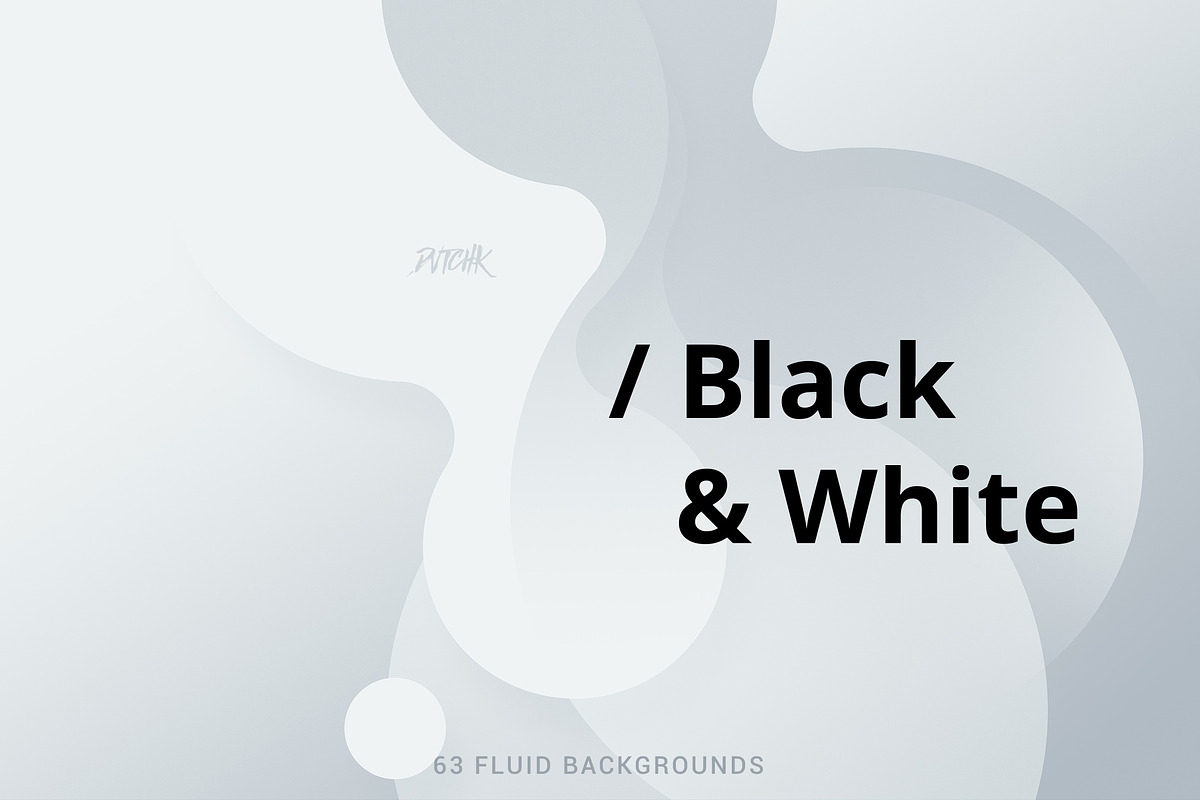 Black & White Soft Fluid Backgrounds, a Background Graphic by dvtchk (Photo 1 of 4)