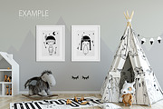 KIDS WALL & FRAMES Mockup Bundle - 2, a Print Template by Yuri-U (Thumbnail 30 of 43)