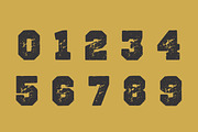 Broken Golden texture grunge font, a Blackletter Font by Fourteen Letter (Thumbnail 6 of 7)