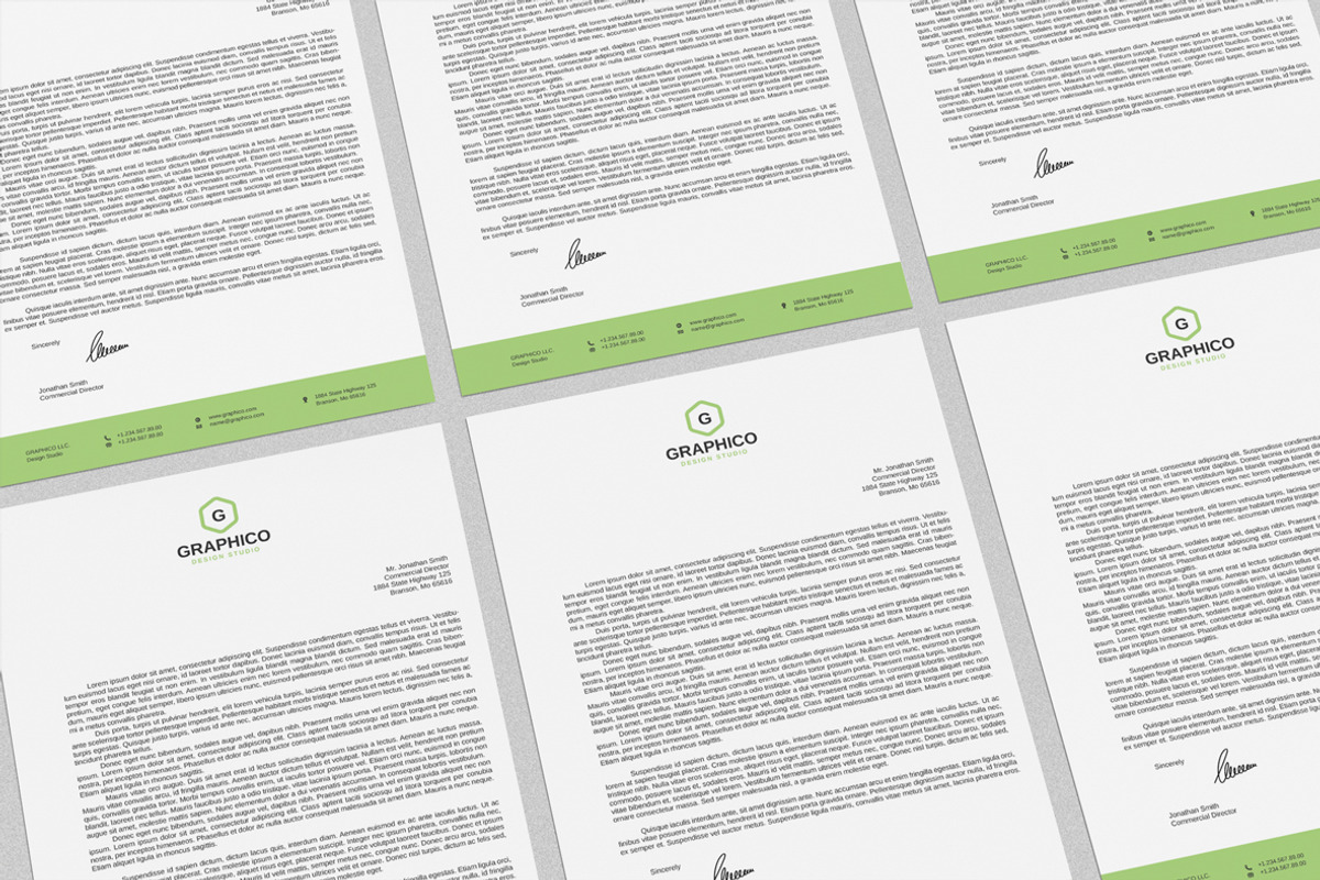 Corporate Letterhead 7 with MS Word, a Stationery Template by ND Design (Photo 5 of 5)