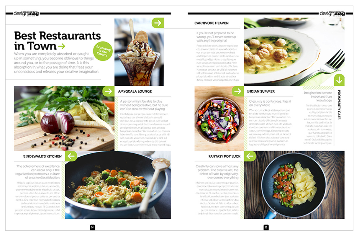 Magazine Template InDesign 06, a Magazine Template by Love Graphic Design (Photo 27 of 29)